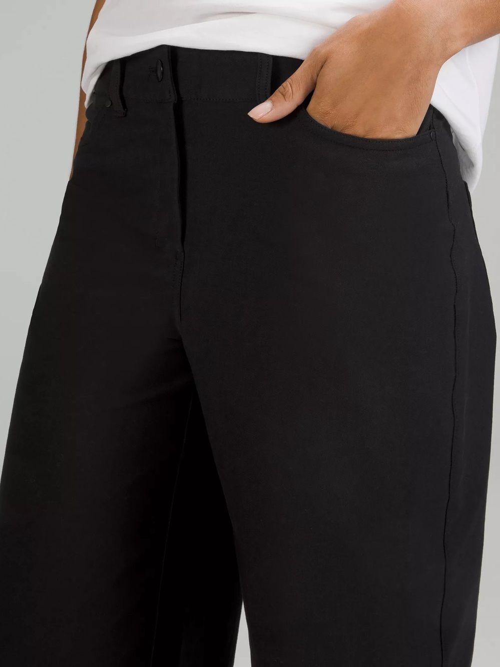 City Sleek 5 Pocket High-Rise Wide-Leg Pant Full Length *Light Utilitech - Picture 4 of 8